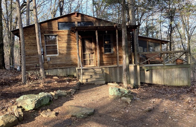 Little Piney Cabin at the Foothills of Petit Jean Mt nClose Petit Jean State Pk.