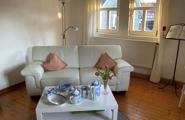 Living in an idyllic, light-flooded, historic watermill