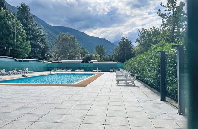 Lovely apartment for 4 guests with A/C, WIFI, pool, TV, patio and panoramic view
