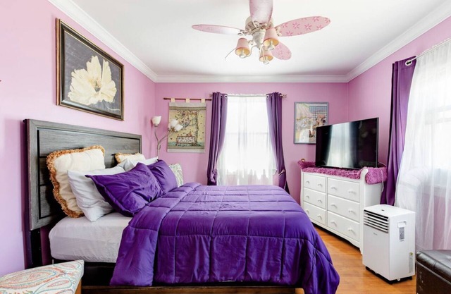 Lovely pink room at sharing house