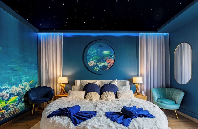 Luxe évasion - Round bed - Garage/parking - Starry sky - Netflix video projector