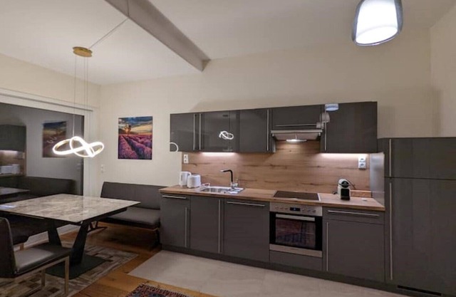 Luxurious vacation apartment with infrared cabin