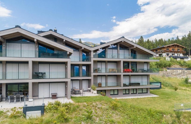 Luxury apartment with private sauna and balconies
