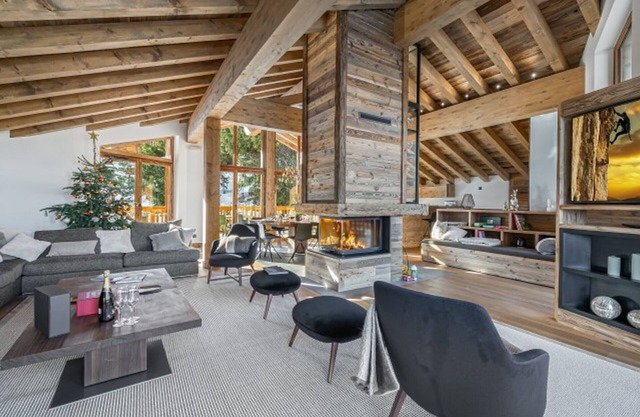 Luxury chalet with pool, spa, and garage - 6 br, 10 guests - Courchevel 1550
