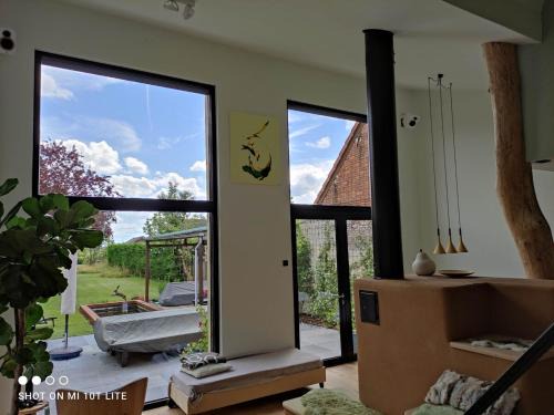 Luxury eco home with large garden and lots of light