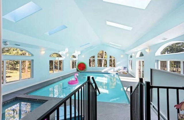 Luxury Forest Retreat near USAFA–6 bedrooms, 5 bathrooms, Indoor Pool & Theater