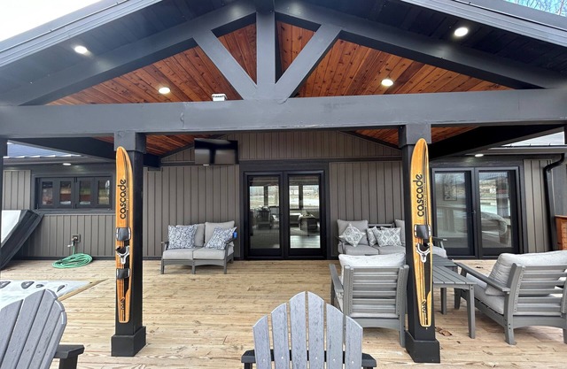 Luxury Lakefront 2BR, 3BA – Hot Tub, Firepit, Lake Views & Private Access!