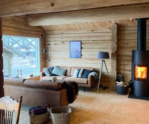 Luxury Log Cabin By Hardangervidda