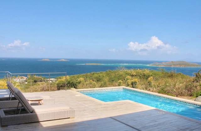 Luxury Modern Home With Spectacular Ocean Island Views, seasonally heated pool