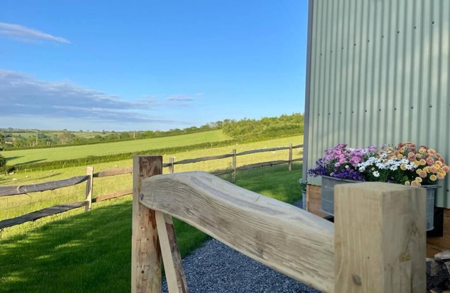 Luxury Shepherd Hut on Small South Devon Farm