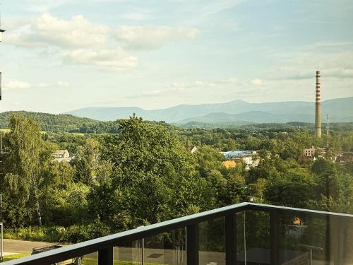 M&D apartamenty w Karkonoszach! 2 sypialnie, salon z aneksem, balkon z widokiem na góry