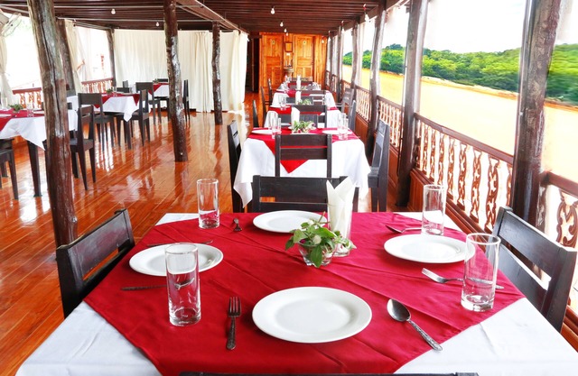 M.K. Spa and Sunset Cruise is the most luxurious Cruise in Luang Prabang, Laos.