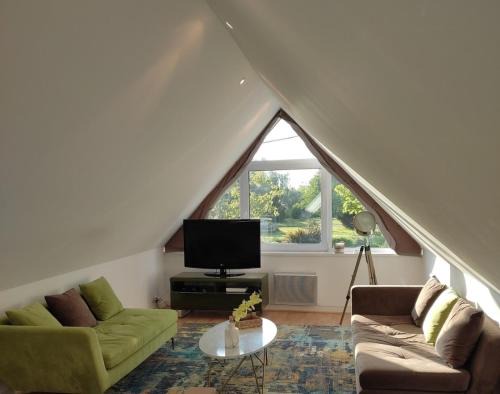 Maison 4pers au calme vue Jardin