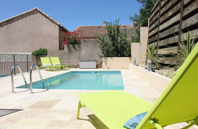 Maison de Farine's La Haute Maison has modern amenities, lovely views and a pool