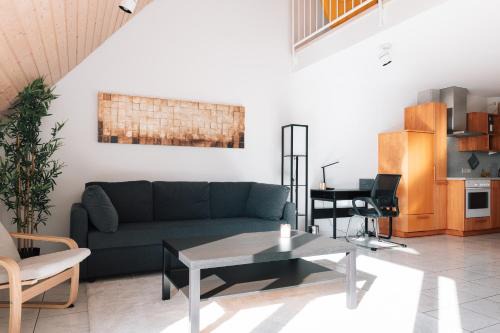 Maisonette-Wohnung Airport Messe Stuttgart - Balkon - Parkplatz