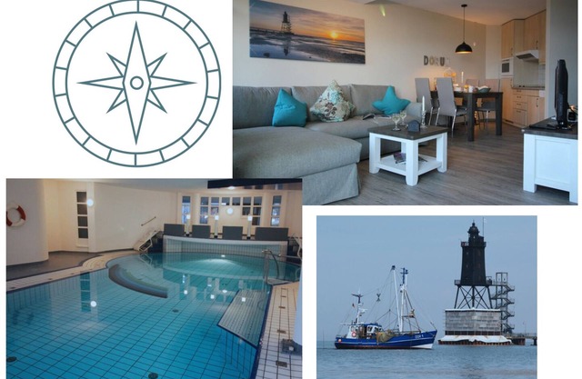 Maritime country house style with sea view - swimming pool, sauna & WLAN included