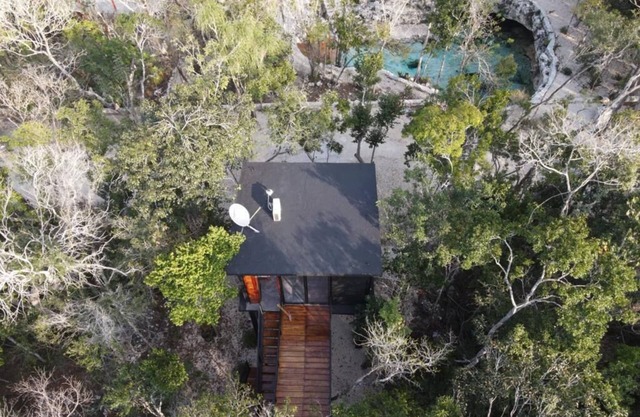 Maya Eco-Tower Oasis: Elevate your living amidst nature, steps from Cenote!