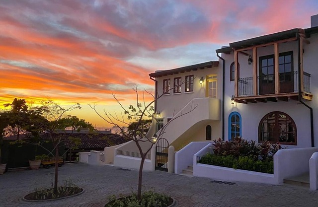 Mediterranean-Style Villa with a Private Plunge Pool, Ocean Views, and Exclusive Beach Club Access