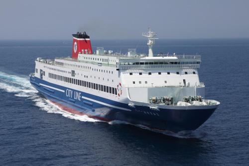 Meimon Taiyo Ferry 1st sailing from Osaka to Kitakyushu