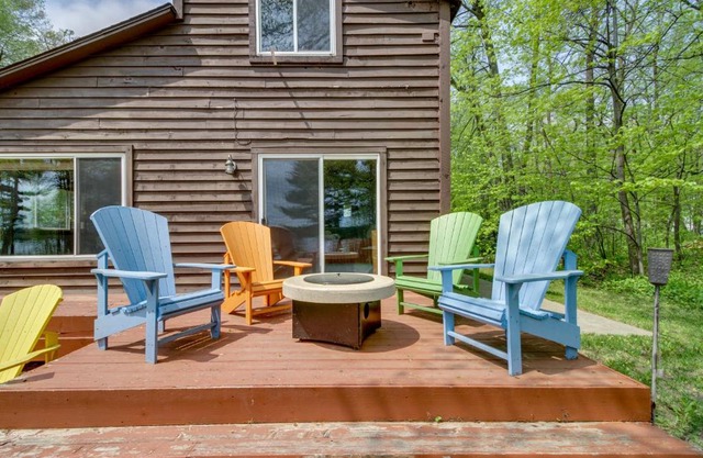 Minnesota Cabin with Deck and Private Beach