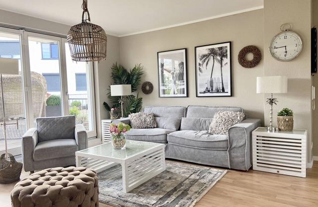Modern 3-room flat with fantastic roof terrace near Stuttgart