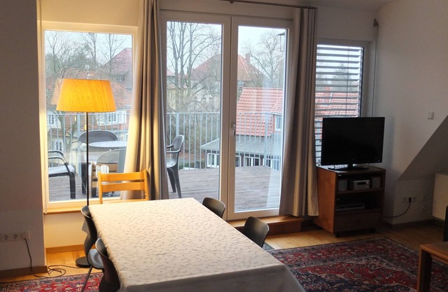 Modern, cozy apartment with a great view, also for business travelers