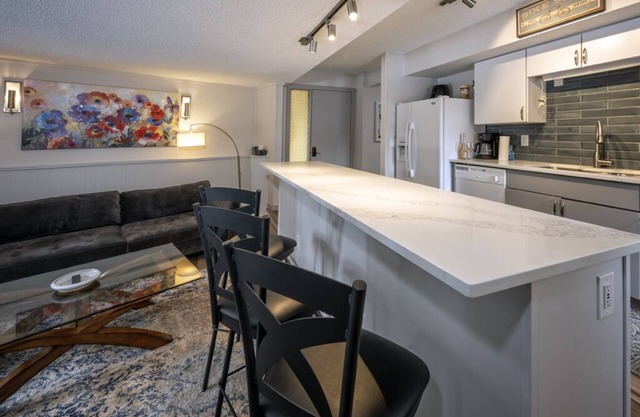 Modern cozy condo located close to ski area and Nordic Center in Breckenridge!