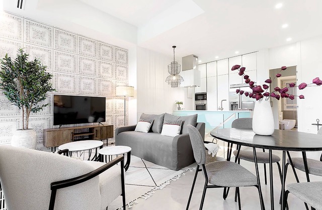 Modern duplex in front of Atocha . Atocha II