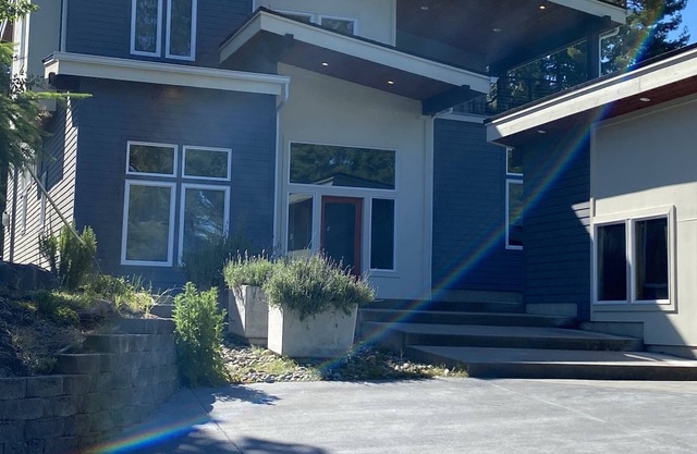 Modern Home in Paradise on Puget Sound Private Island with Hot Tub