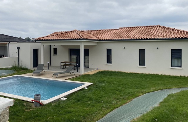 Modern house with pool