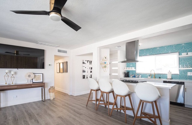 Modern Mid Century Home Walking Distance to Strip