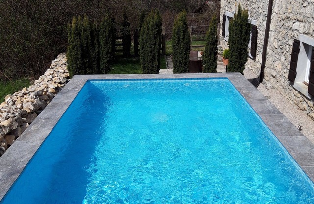 Modern private flat with pool located in an authentic Istrian mountain village!