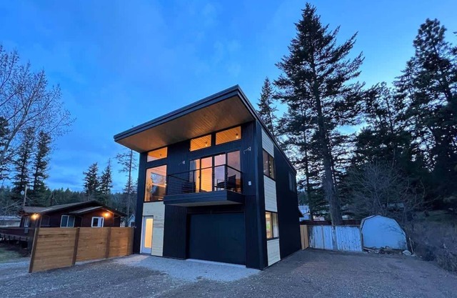 Modern Retreat with Game Room and Lake Views