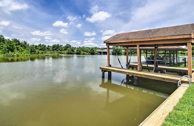 Montgomery Home on the Water w/ Boat Lift!