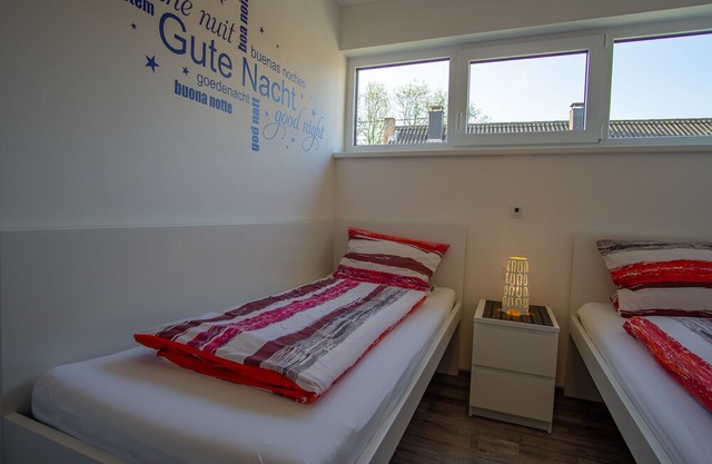 New comfort apartment with garden, terrace and barbecue. Feeling good included.
