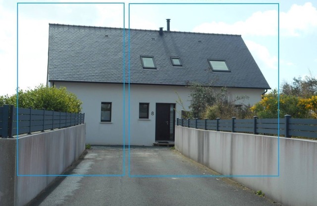 New house at 400 m from the beach of Lodonnec. LOCTUDY