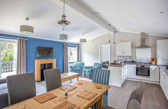 New in 2019 Two bedroomed lodge.