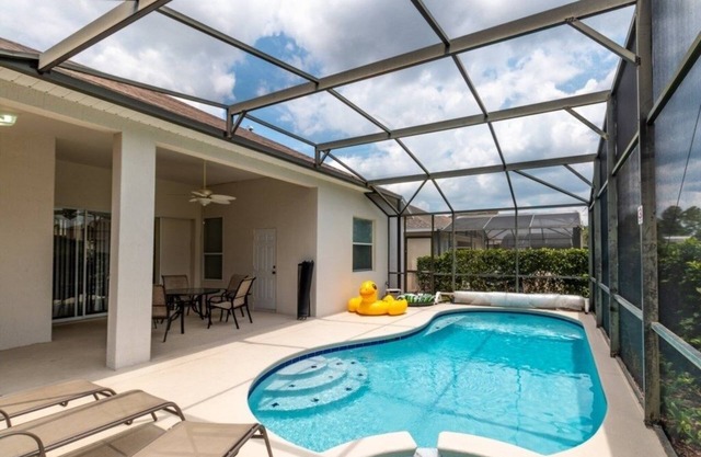 NEW! Modern Villa w/South-Facing Pool, Spa & Game Room Near Disney