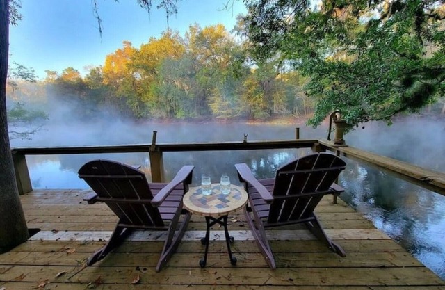 NEW! Relaxing Riverfront Escape Close to Springs