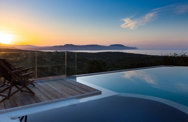 New Stone Made Villa With Panoramic sea View - 2 km Away From a Sandy Beach!