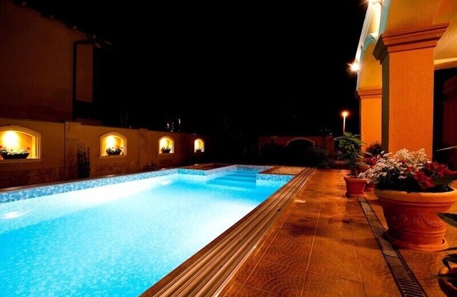 New villa with air conditioner in Siofok with large pool, just 100m from beach