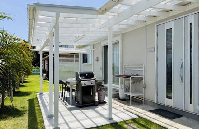 Newly built Allweather barbecue terrace a vill/Shimoda Shizuoka