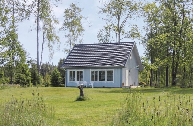 Nice home in Hyltebruk with lake view