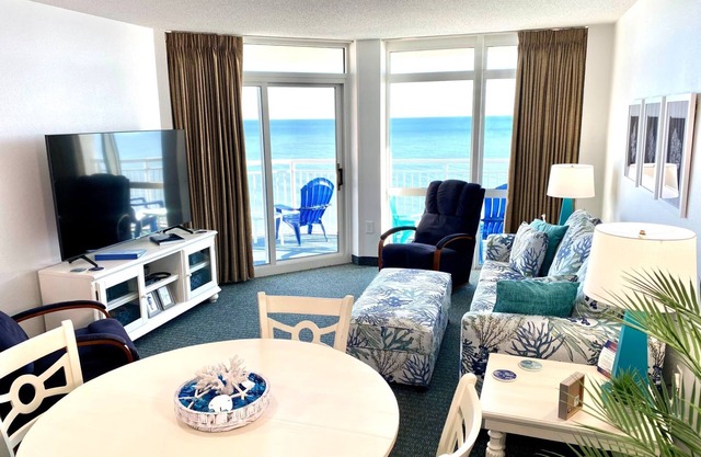 NO OWNER FEES! Gorgeous Updated OCEANFRONT 2/2 Suite, OF Master, W/D, 18th Fl