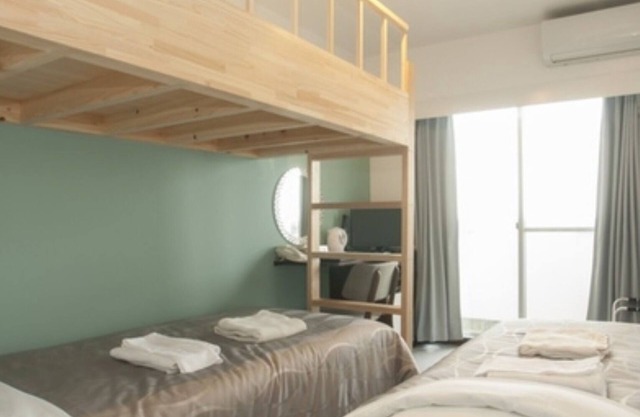 Nonsmoking Westernstyle twin room with loft R/Hatsukaichi Hiroshima