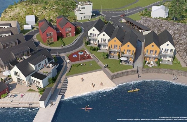 Nybygd feriehus med fantastisk sjøbeliggenhet