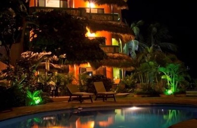 Oceanfront apartments located on the famous Zicatela surfing beach.