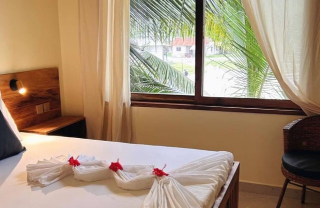 Oceanfront Retreat in Jambiani, Tanzania - Private Room with Balcony