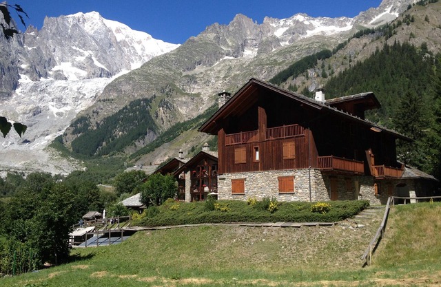 On the foot of Mont Blanc