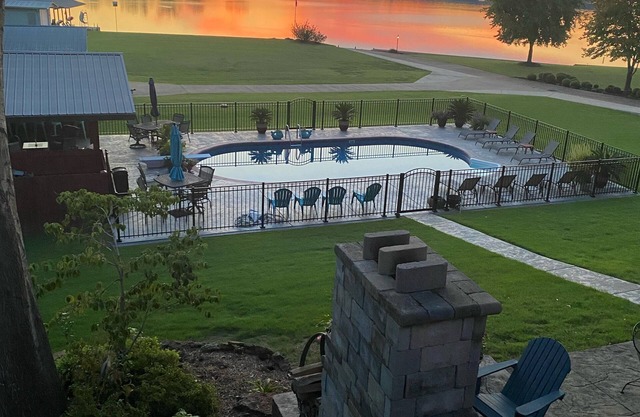 Outdoor family time on the patio, at the pool-pool house, or on the boat dock!